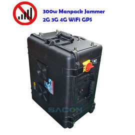 Máy nhiễu tín hiệu điện thoại di động 400w 8 ăng-ten 2G 3G 4G 5G GPS 500m Range Quân đội sử dụng