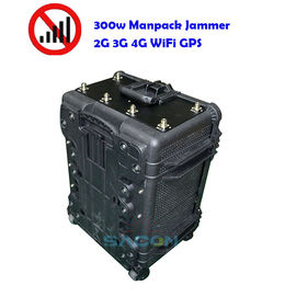 Máy nhiễu tín hiệu điện thoại di động 400w 8 ăng-ten 2G 3G 4G 5G GPS 500m Range Quân đội sử dụng