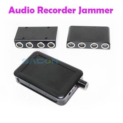 Nhựa 85dB Acoustic Interference Audio Recorder Signal Jammer với khoảng cách che chắn 2m