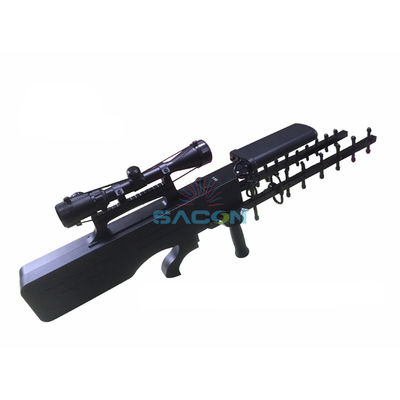 Vũ khí loại 65w 1.5km Quân đội UAV Drone Signal Jammer