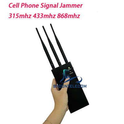 3 băng tần 100m 433mhz 868mhz Portable Signal Jammer 8000mAh