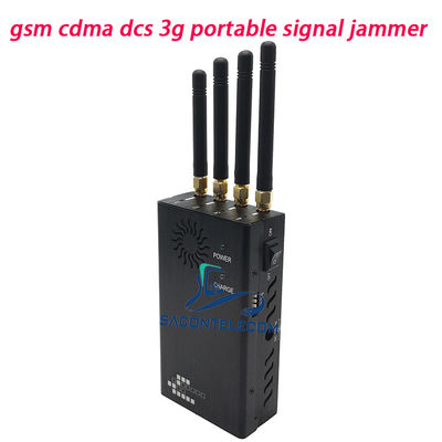 4 kênh 2W Power 15m Range Portable Signal Jammer và Mobile Phone Jammer cho WiFi GPS chặn