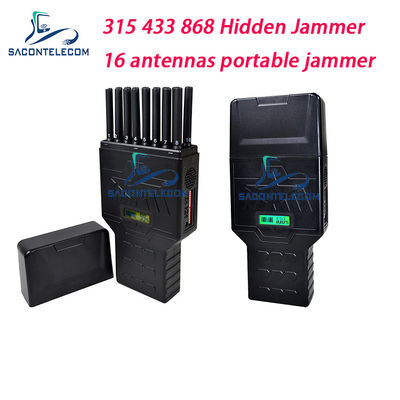 16 Antennas 12000mAh 12W Máy Chặn Tín Hiệu Di Động Chặn 2G 3G 4G 5G GPS WiFi