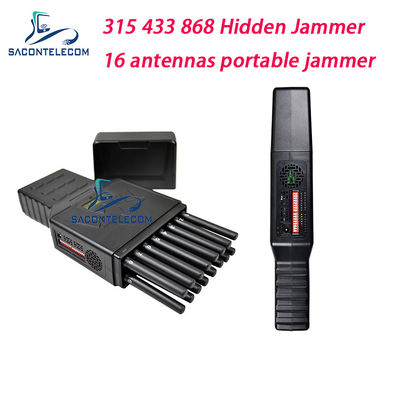 16 Antennas 12000mAh 12W Máy Chặn Tín Hiệu Di Động Chặn 2G 3G 4G 5G GPS WiFi