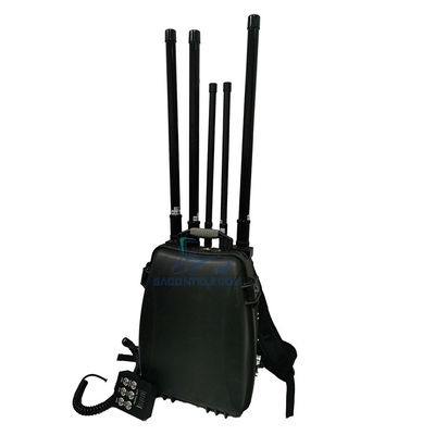 100w GPS Wi-Fi Ba lô UAV 2.4km Drone Signal Jammer