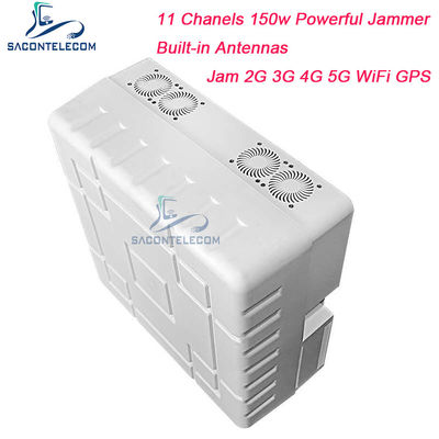 150W Bộ Chặn Tín Hiệu Công Suất Cao với 11 Kênh, Phạm Vi 50m Chặn Điện Thoại Di Động