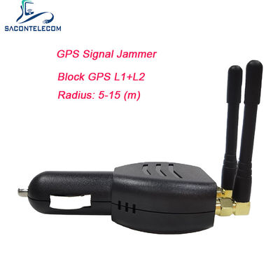 Máy phát tín hiệu GPS mini ISO9001 với ăng-ten đa hướng khoảng cách 15m, trọng lượng nhẹ cho bật lửa xe hơi 12V-24 DC