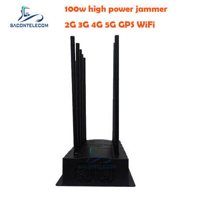 Thiết bị gây nhiễu tín hiệu 5G công suất cao 100W, 10 băng tần, bán kính 40m, sử dụng trong nhà