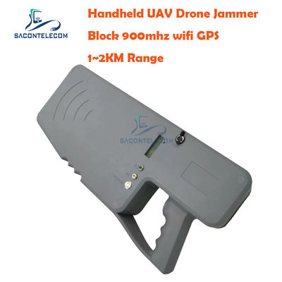 1200m Range 40W Power Manual Control UAV Drone Jammer Jammer tín hiệu cầm tay