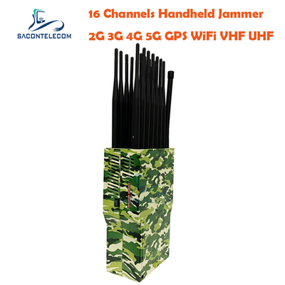 GPS Wifi Portable Signal Jammer 21w DC12V Sạc xe 30m GSM CDMA