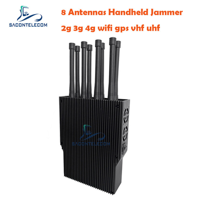 8 ăng-ten Đánh nhiễu tín hiệu di động 38w 50m Radius Omni Antennas 38w