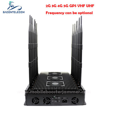 Điều chỉnh 110W 16 ăng-ten GPS Lojack Signal Jammer cho sử dụng trên máy tính trong nhà
