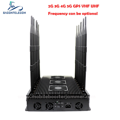 Điều chỉnh GPS Lojack Signal Jammer 110w 16 ăng-ten