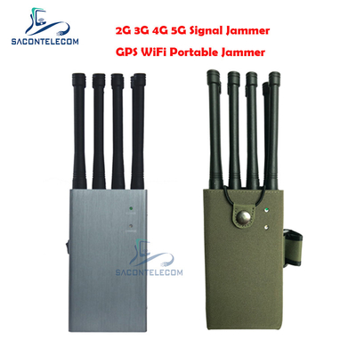 8w 8 ăng-ten nhà tù điện thoại di động Jammers bán kính 30m cho GPS Wifi 2G 3G 4G 5G