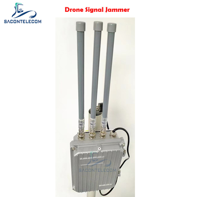 5kg ngoài trời Drone Jammer tín hiệu 25w 2.4G 5.8G Wifi GPS 500m khoảng cách