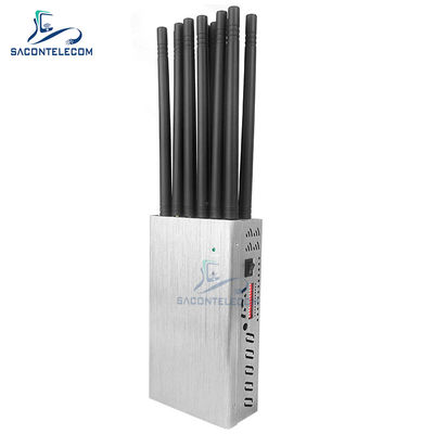 12 kênh 20w 2 giờ làm việc Portable Wifi Jammer cho điện thoại di động GPS
