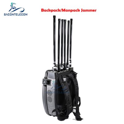8 kênh Manpack Jammer 20-3000mhz 120watt 100m bán kính tích hợp pin