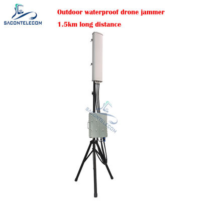 70W Công suất đầu ra, Khoảng cách gây nhiễu 1.5km, Chống nước IP65, Máy gây nhiễu tín hiệu Drone, Máy gây nhiễu chống UAV
