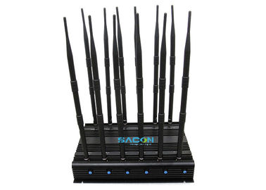 315MHz / 433MHz Mạng điện thoại di động Jammer 30 Watt Với Hệ thống làm mát tốt
