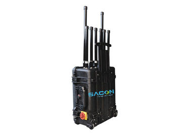 8 kênh Drone Signal Scrambler 200 W cho nhà tù / phòng thẩm vấn