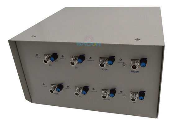 Thiết bị gây nhiễu gắn trên xe với công suất đầu ra 120W, 8 ăng-ten và phạm vi gây nhiễu có thể điều chỉnh cho các khu vực an toàn