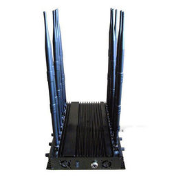 12 ăng-ten máy tính để bàn điện thoại di động GPS Jammer 30w Công suất cao 50m Range