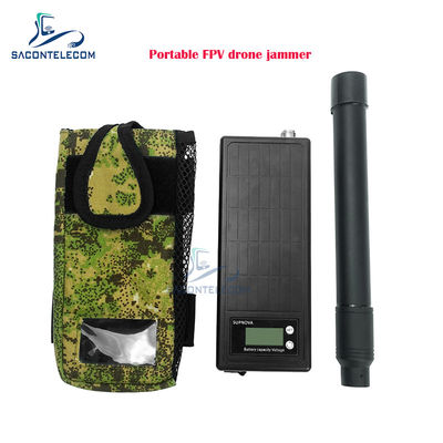 Máy gây nhiễu máy bay không người lái FPV cầm tay với phạm vi 1.5km và năng lượng cao 50W để gây nhiễu tín hiệu chống máy bay không người lái