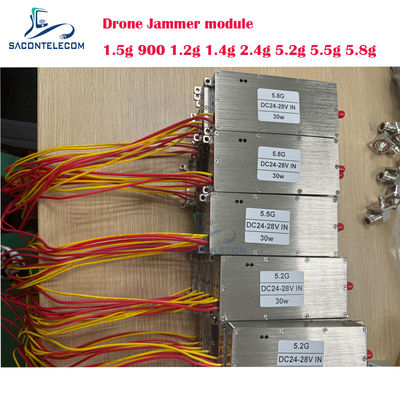 30w Wi-Fi Anti Drone Jammer Module 5.8G UAV Drone Jammer Bộ khuếch đại điện