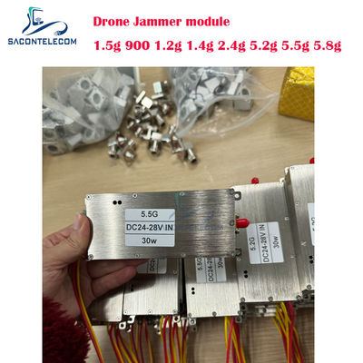 30w 1.5G GPS Anti Drone Jammer Module GPS Drone Jammer Bộ khuếch đại điện