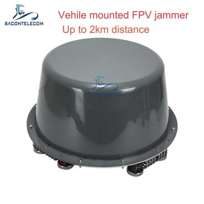 Máy gây nhiễu tín hiệu drone gắn trên xe, đa hướng 360° 400-6Ghz 400 Watts