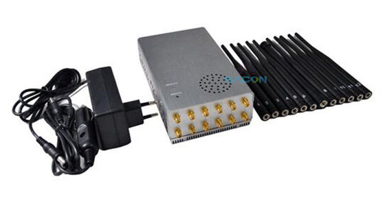 2dBi ăng-ten Đánh nhiễu tín hiệu di động 7.4V 10000mAh AC