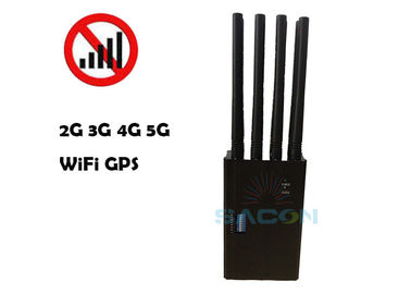 2G 3G 4G Wifi 8 ăng-ten 20m Ống chặn điện thoại di động Jammer