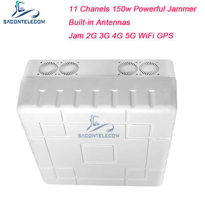 150W Bộ Chặn Tín Hiệu Công Suất Cao với 11 Kênh, Phạm Vi 50m Chặn Điện Thoại Di Động