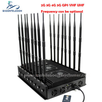 Điều chỉnh GPS Lojack Signal Jammer 110w 16 ăng-ten