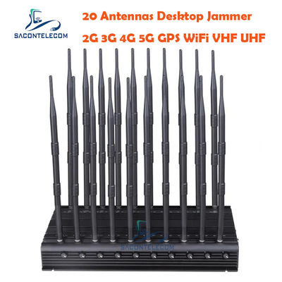 GSM LORA Điện thoại di động Jammer tín hiệu 960MHZ 52 Watt Desktop