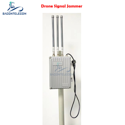 5kg ngoài trời Drone Jammer tín hiệu 25w 2.4G 5.8G Wifi GPS 500m khoảng cách