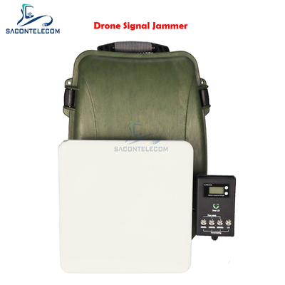 Ba lô Drone Signal Scrambler Bao phủ tần số rộng VSWR Max 200w 1500m Khoảng cách